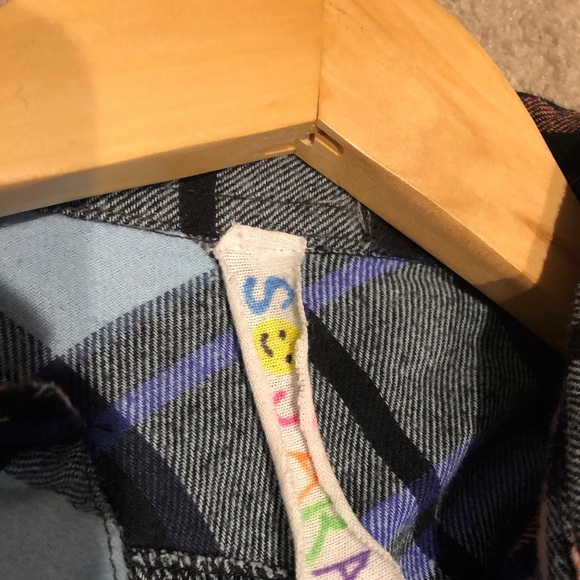 So Jara Awesome NYC Vintage flannel plaid shirt 🕶 🌟 🗽 - Picture 5 of 5